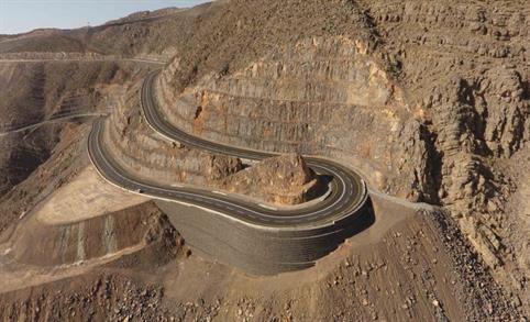 Mountain Road to Al – Jais Project (U.A.E.)