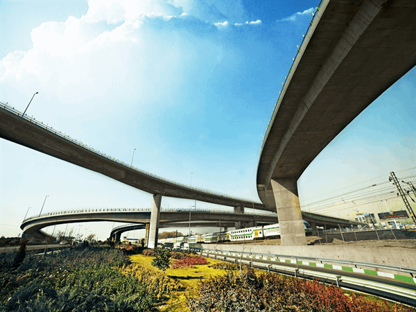 احداث بزرگراه آسیا و پل شهید باکری
